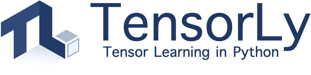 TensorLy logo: Tensor Learning in Python